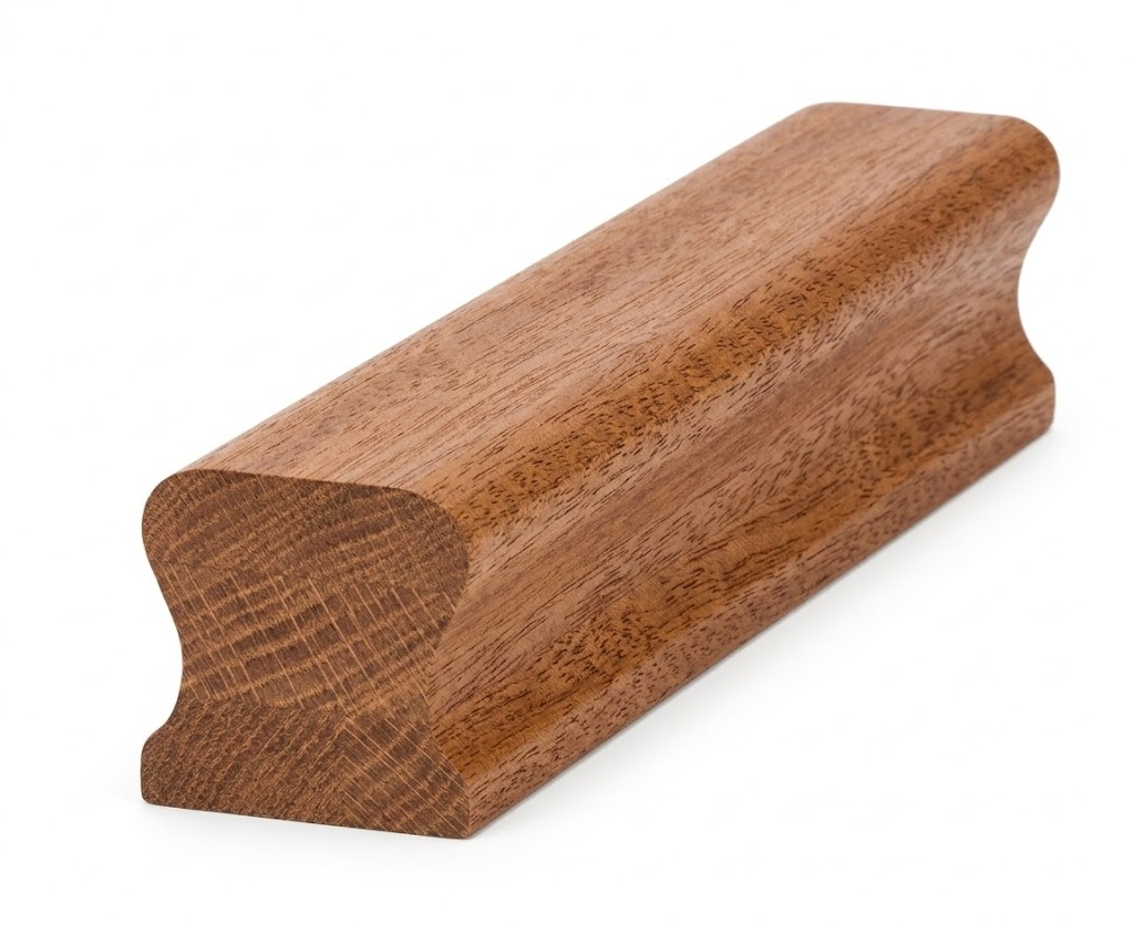 Ungrooved Dark Hardwood HDR Handrail